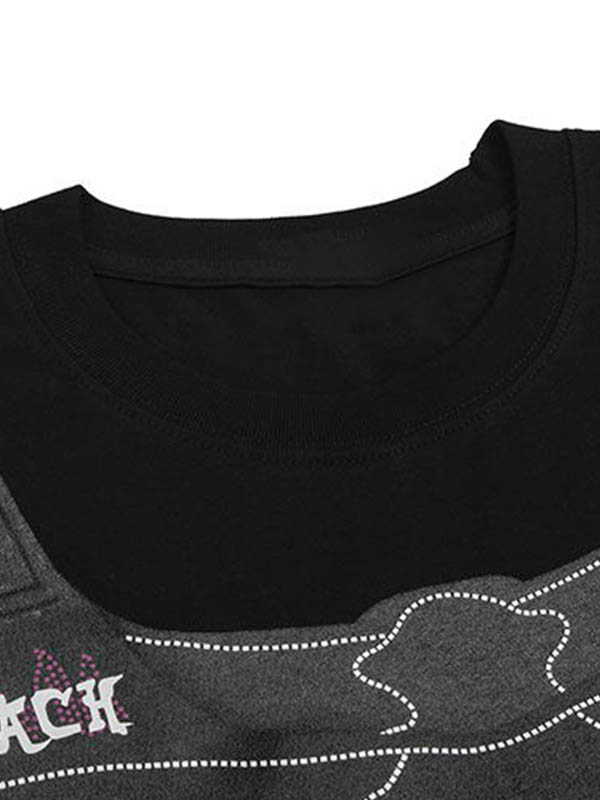 Sportweste für Herren mit Totenkopf-Aufdruck