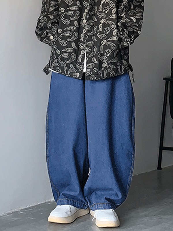 Lockere Vintage Skater-Jeans für Herren