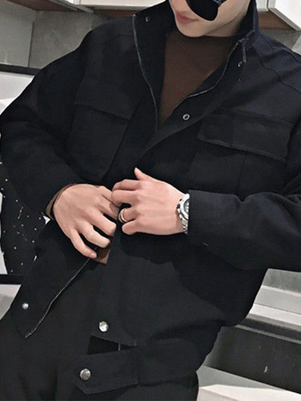 Cargojacke mit Reißverschluss für Herren