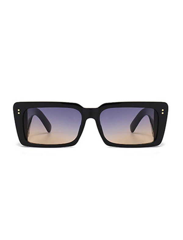 Klobige Sonnenbrille mit quadratischem Rahmen