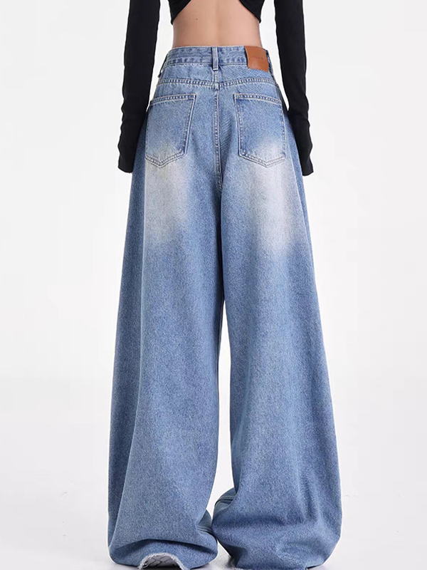 Boyfriendjeans im Wash-Look von American High Street