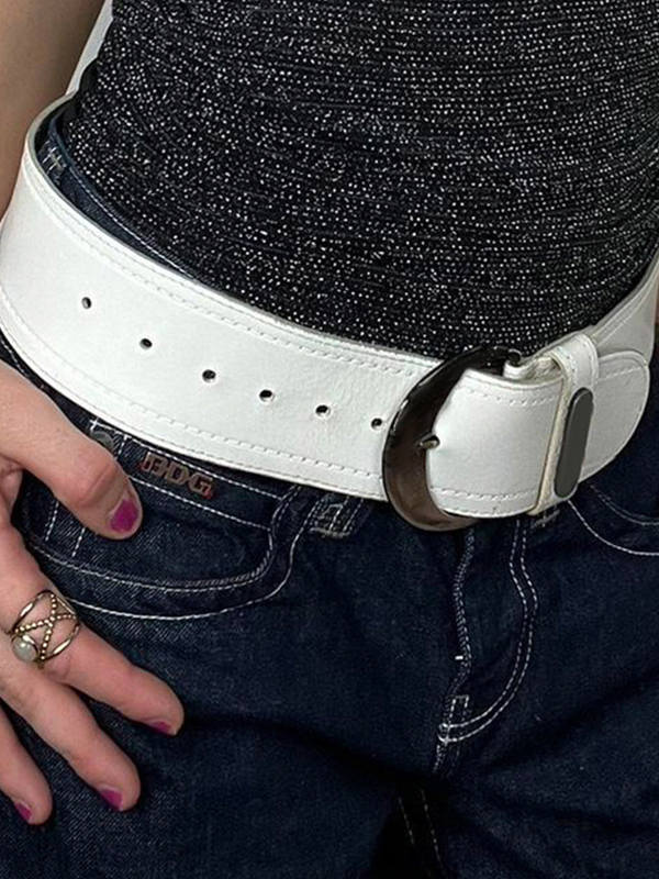 Metallring Basic Fashion Breiter Gürtel