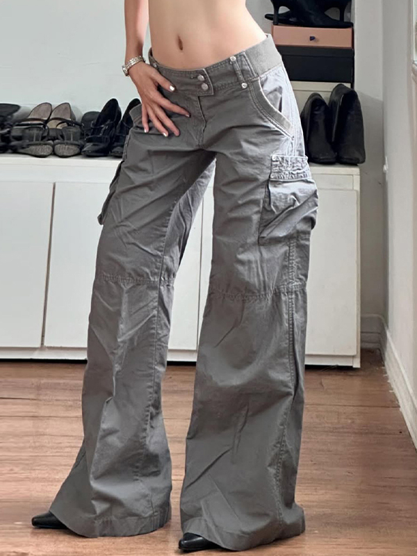 Vintage-Boyfriendjeans mit mehreren Taschen