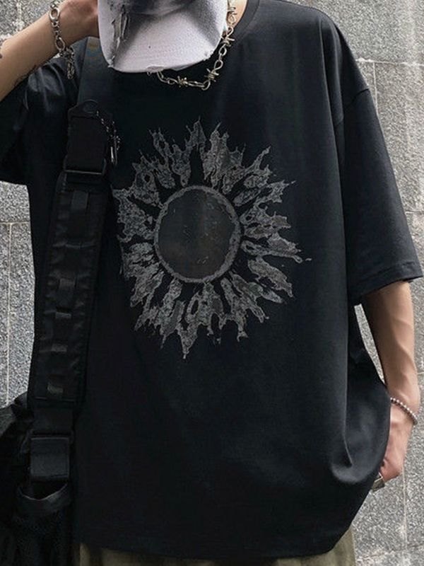 Darkness Sun Graphic T-Shirt für Herren