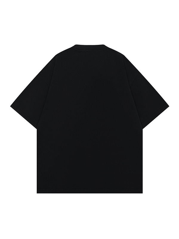 Übergroßes, kurzärmliges T-Shirt mit Spinnen-Print für Herren