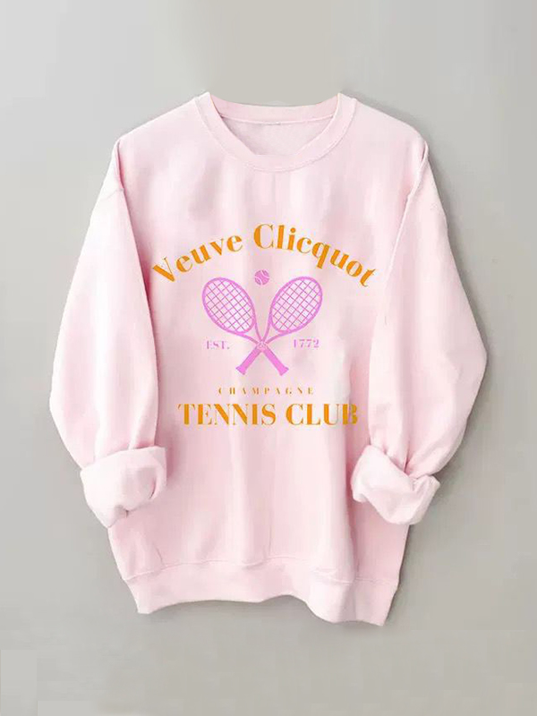 Langarm-Sweatshirts mit Tennis-Print
