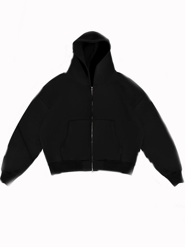 Übergroßer Kapuzenpullover in Unifarbe für Herren