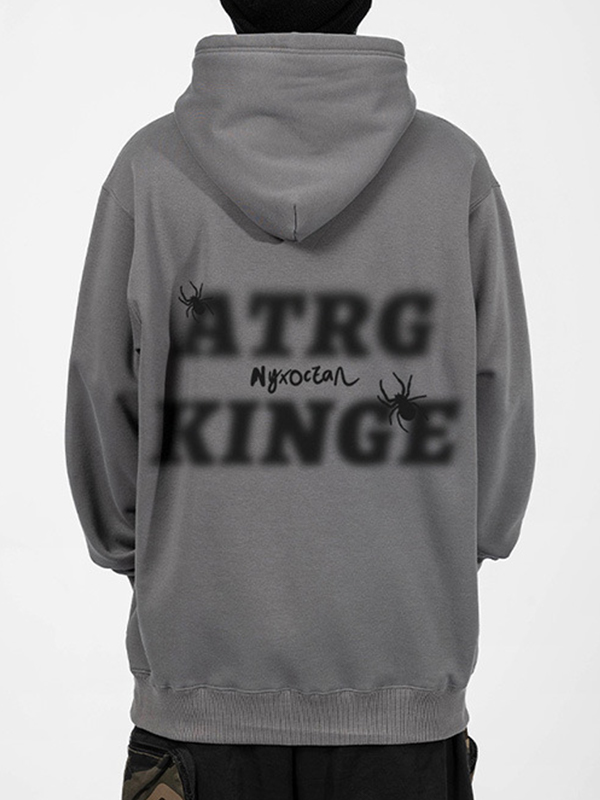 Übergroßer Spider-Hoodie für Herren