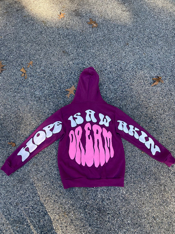 Übergroßer Hoodie mit Schaumstoff-Schriftzug-Aufdruck für Herren