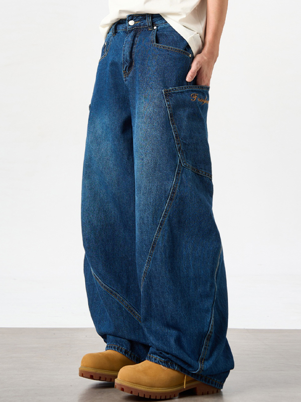 Herren Cargo Jeans mit großen Taschen