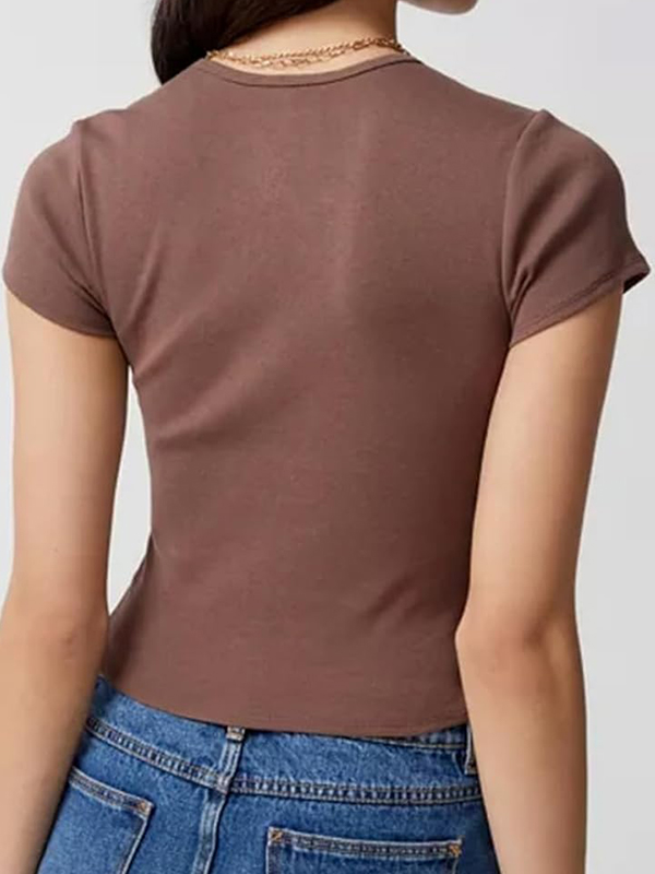 Kurzärmliges T-Shirt mit grafischem Aufdruck