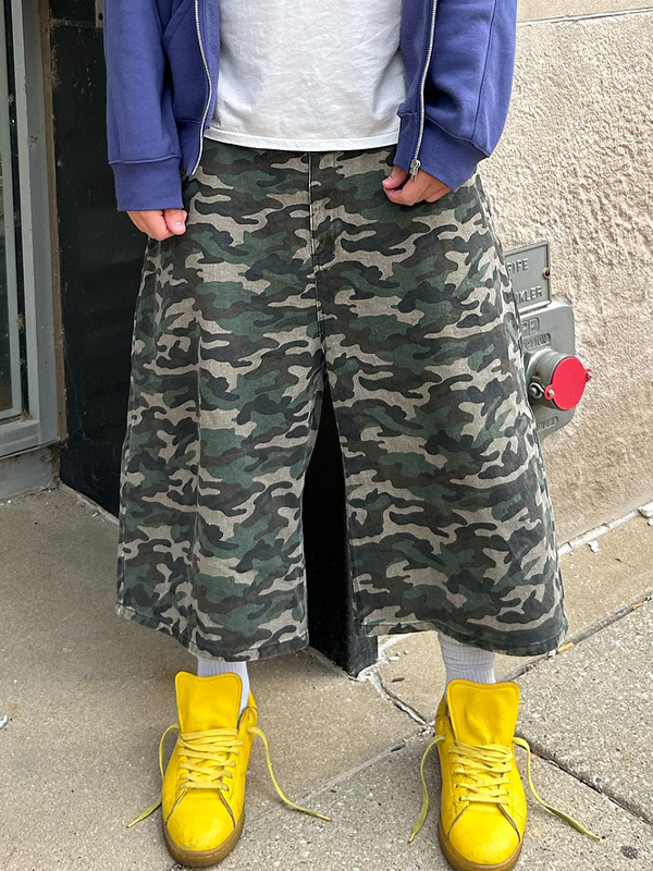 Shorts mit Camouflage-Print für Herren