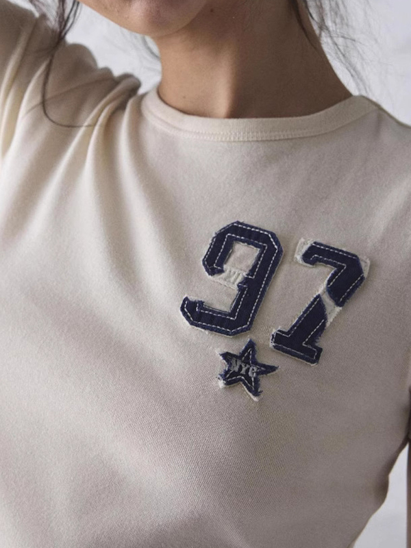 Kurzärmliges T-Shirt mit Digitaldruck