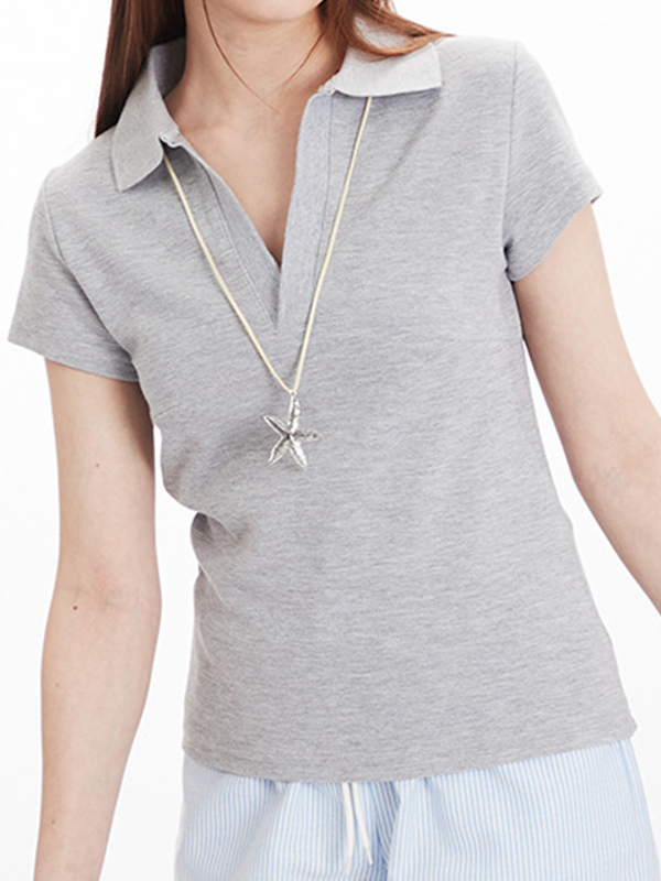 Polo-Kurzarm-T-Shirt