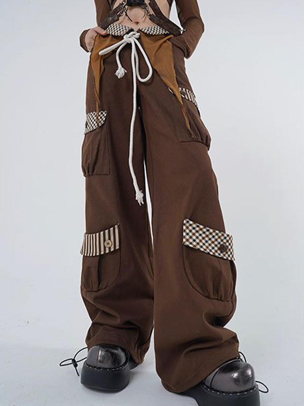 Vintage Bund Patchwork Cargohose