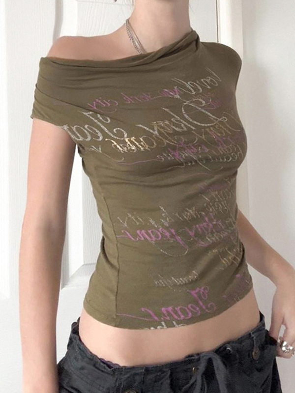 Kurzarm-T-Shirt mit Grafikdruck