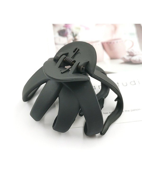 Einfarbige gefrostete Haarklammer