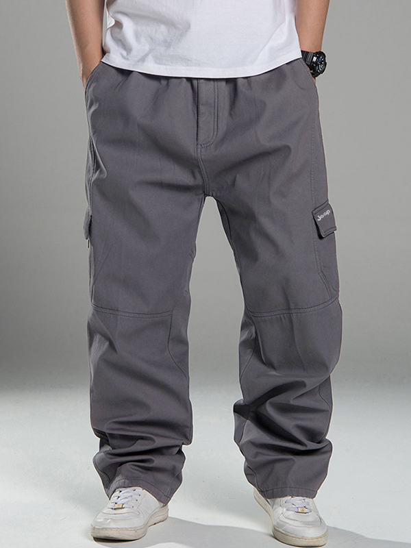 Mit Fleece gefütterte Freizeit-Cargohose für Herren