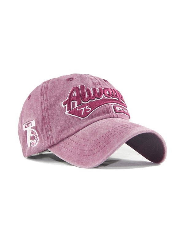 Vintage Wash Stickerei Baseball Cap