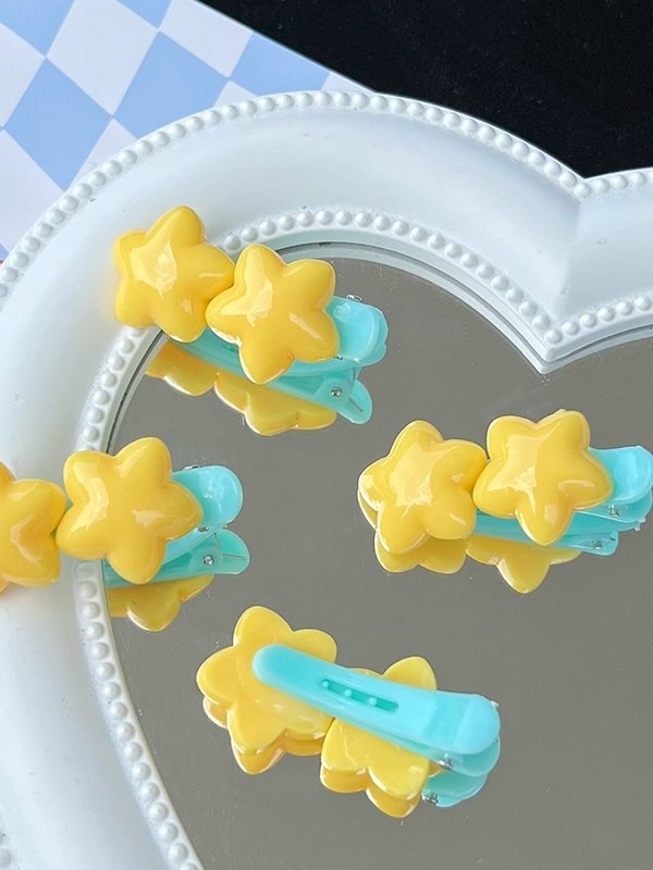 Double Star Charm Haarspange