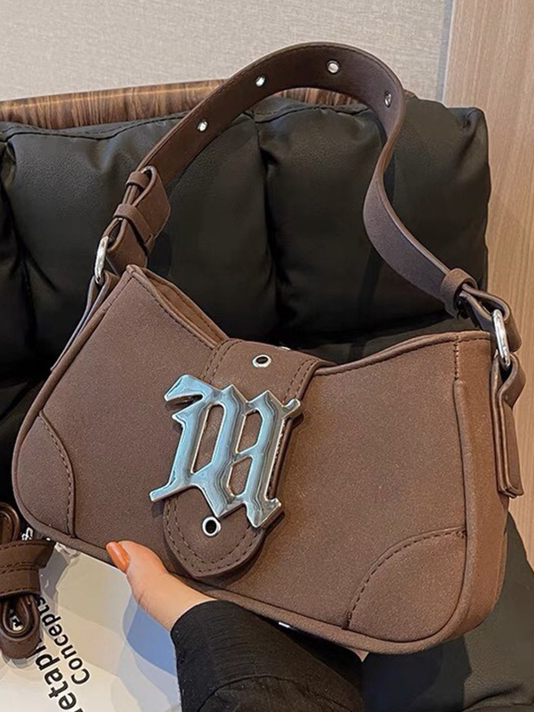 Vintage Mattierte Umhängetasche