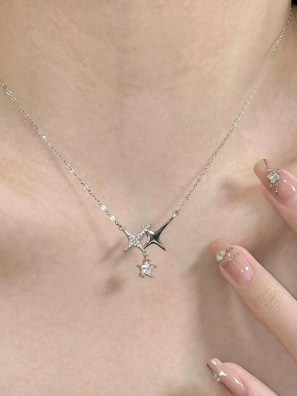 Unregelmäßige Stern-Splice-Halskette